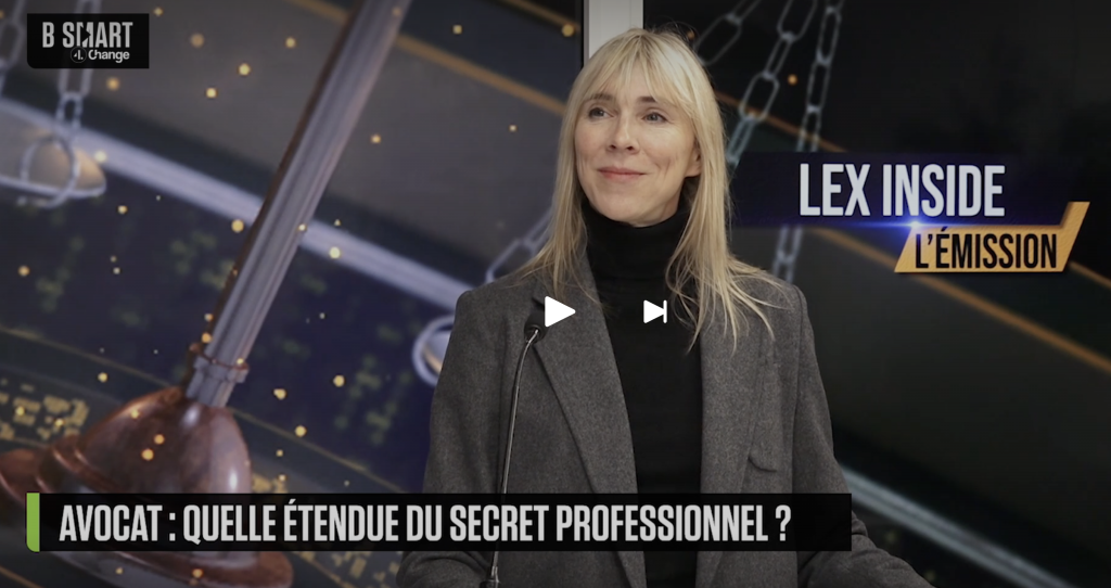 Le secret professionnel de l'avocat interview de Juliette Schweblin pour Lex Inside